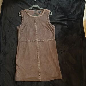 Apt. 9 Brown Sleeveless Sheath Mini Dress